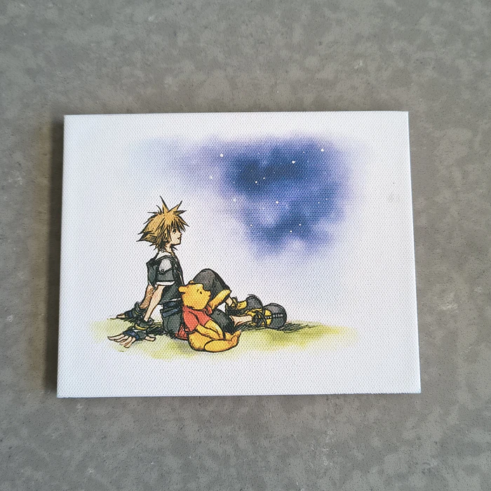 Cuadro Lienzo arte Kingdom Hearts  4