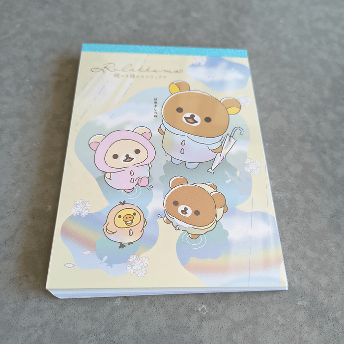 Block de notas Rilakkuma y sus amigos 1