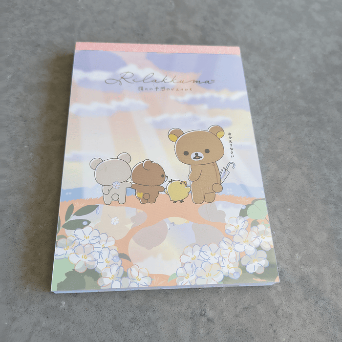 Block de notas Rilakkuma y sus amigos 6