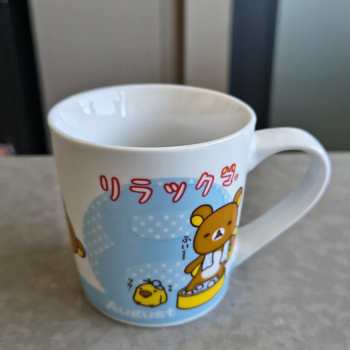 Taza Rilakkuma Diseño Veraniego de Sandía en Cerámica Kawaii 2