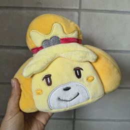 Peluche  cabeza de Canela Animal Crossing