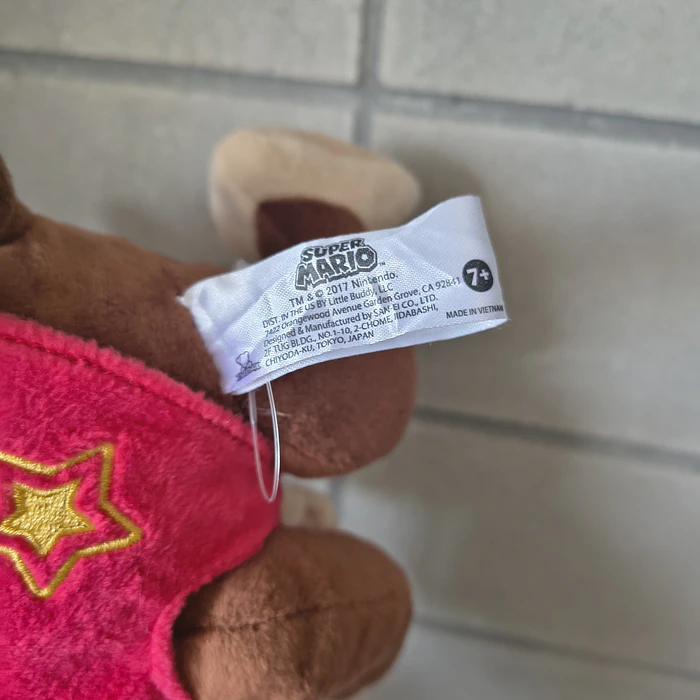 Peluche Diddy Kong Super Mario Bros 2