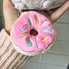 Peluche Pusheen con una donut y con llavero  3