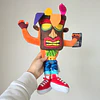 Peluche Crash Bandicoot con Máscara Uka Uka! 1