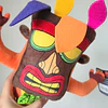 Peluche Crash Bandicoot con Máscara Uka Uka! 3