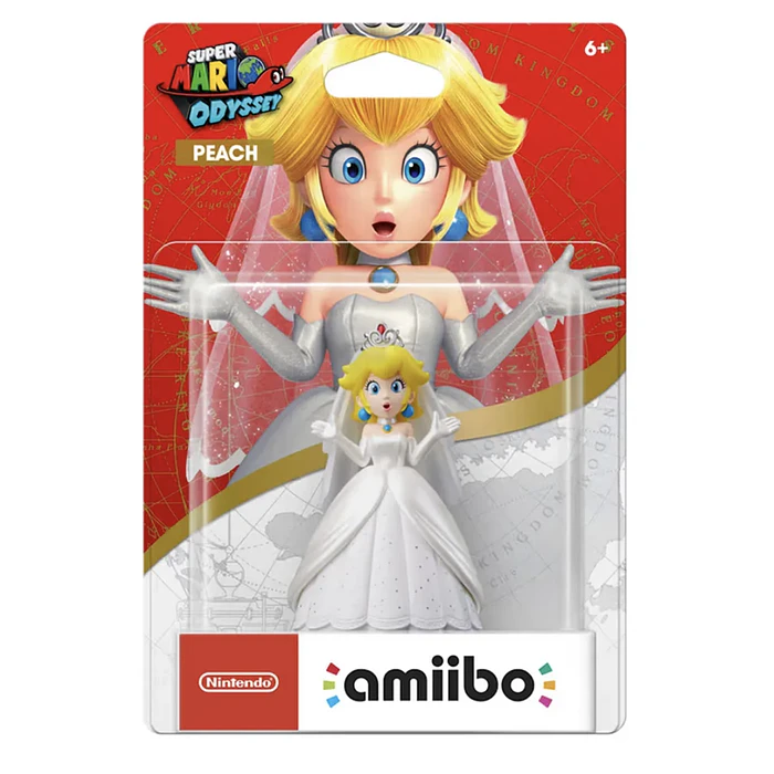 Amiibo Peach Novia Super Mario Odyssey 1