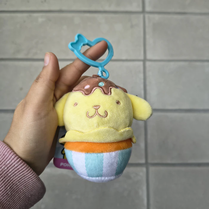 Peluche llavero Pompompurin Cupcake 1