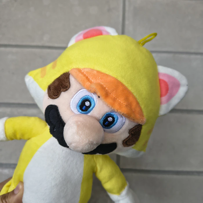 Peluche Super Mario Bros Cat 3D World  2