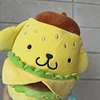 Peluche Pompompurin Squishmallow Hamburguesa Sanrio 17 cm 2