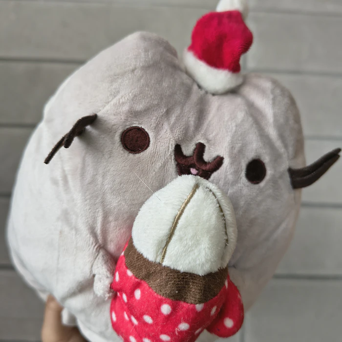 Peluche Pusheen Navidad Taza Cacao 2