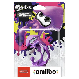 Amiibo Inkling Squid Neon Purple Splatoon 2