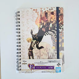 Libreta  Axel - Roxas - Xion  Kingdom Hearts Ichiban Kuji
