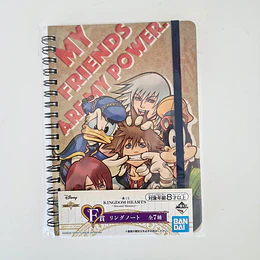 Libreta My Friends are my power Kingdom Hearts Ichiban Kuji