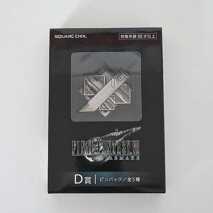Pin metálico Final Fantasy VII Remake Tifa, Cloud, Sephiroth  3