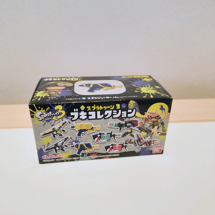 Mini Figura Splatoon 3: Buki Collection Vol. 1 – Réplica de Arma con Base (Bandai) 3