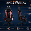 Silla Gamer Dowinx TINY CAT LS-6655 Con Masajeador Lumbar