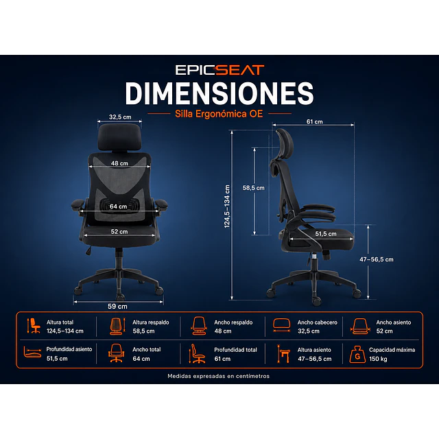 Silla de Oficina ergonómica