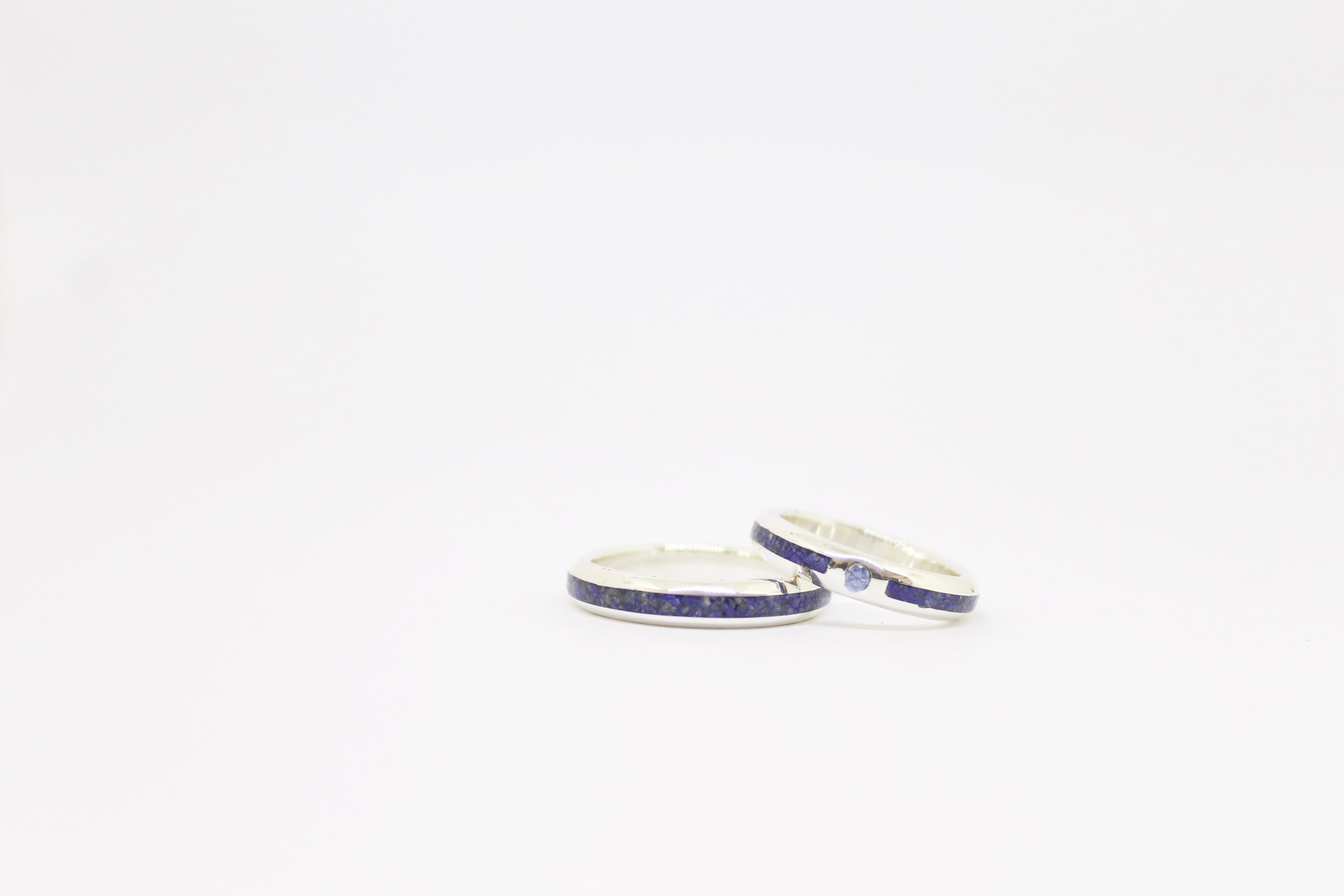 Anillos Cielo Azul