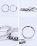 Anillos Compromiso Textura/Liso