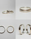 Anillos Plata y Oro 18k