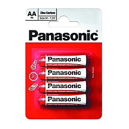 Pilhas Panasonic  Zinc Carbon AA