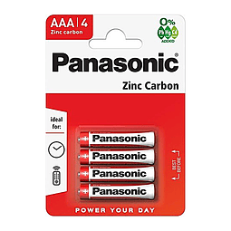 Pilhas Panasonic Zinc Carbon AAA