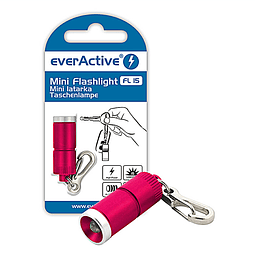 Mini lanterna LED, chaveiro everActive FL-15, vermelho