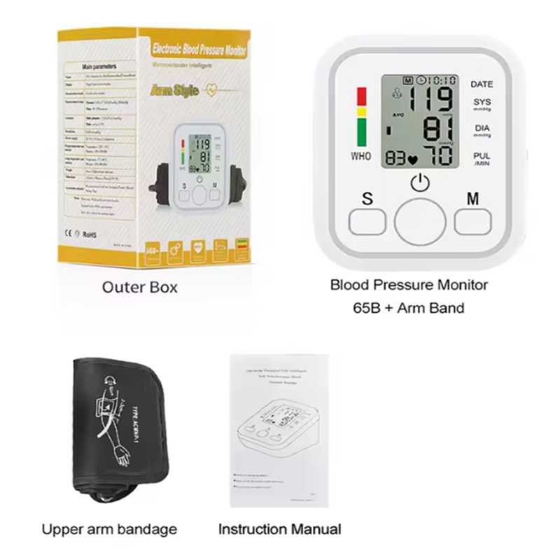 MEDIDOR DE PRESSÃO ARTERIAL - BRAÇO