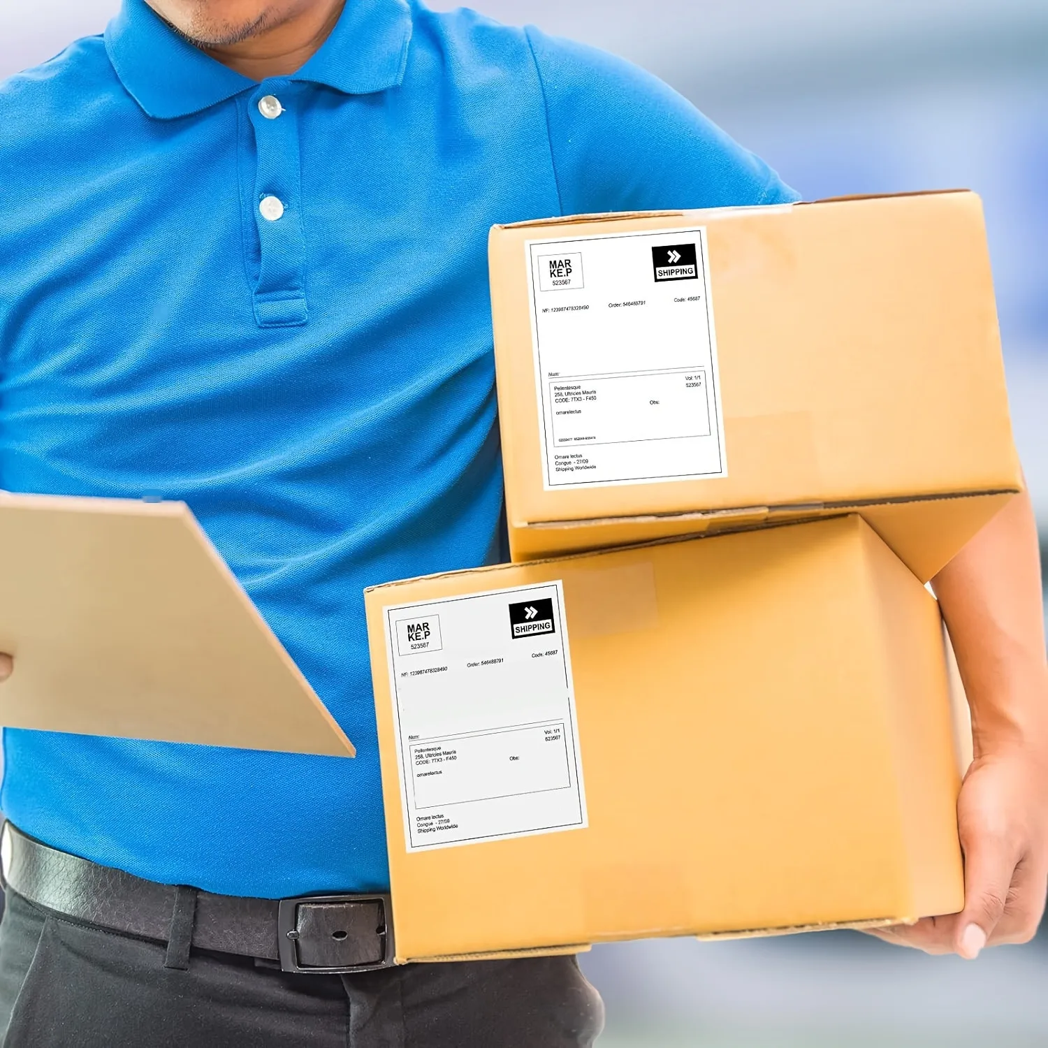 4x6inch Thermal Printer Papers White Labels Sticker 100x150mm For Shipping Labels DHL UPS Express LOGO Barcode For P50/D100/D200