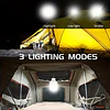 2 Peças Lanterna de Mão para Camping, Lâmpada LED Portátil Recarregável via USB, 3 Modos de Iluminação, Ideal para Pendurar em Tendas, Camping ao Ar Livre, Churrascos e Uso de Emer...