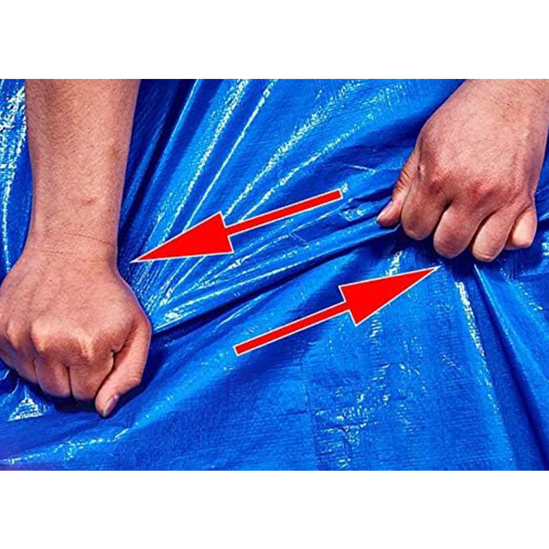 Lona com Ilhós de Metal | Lona Ripstop para Exterior | Bordas Reforçadas | Ideal para Tendas, Camping, Telhados e Uso Multipropósito | Azul - MED. 1,9 X 2,9 M  PORTES GRATIS