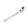 1-Piece Ratchet Wrench of Keys Spanner Hand Tool 72-Tooth Ratcheting Flexible Head Mirror Finish