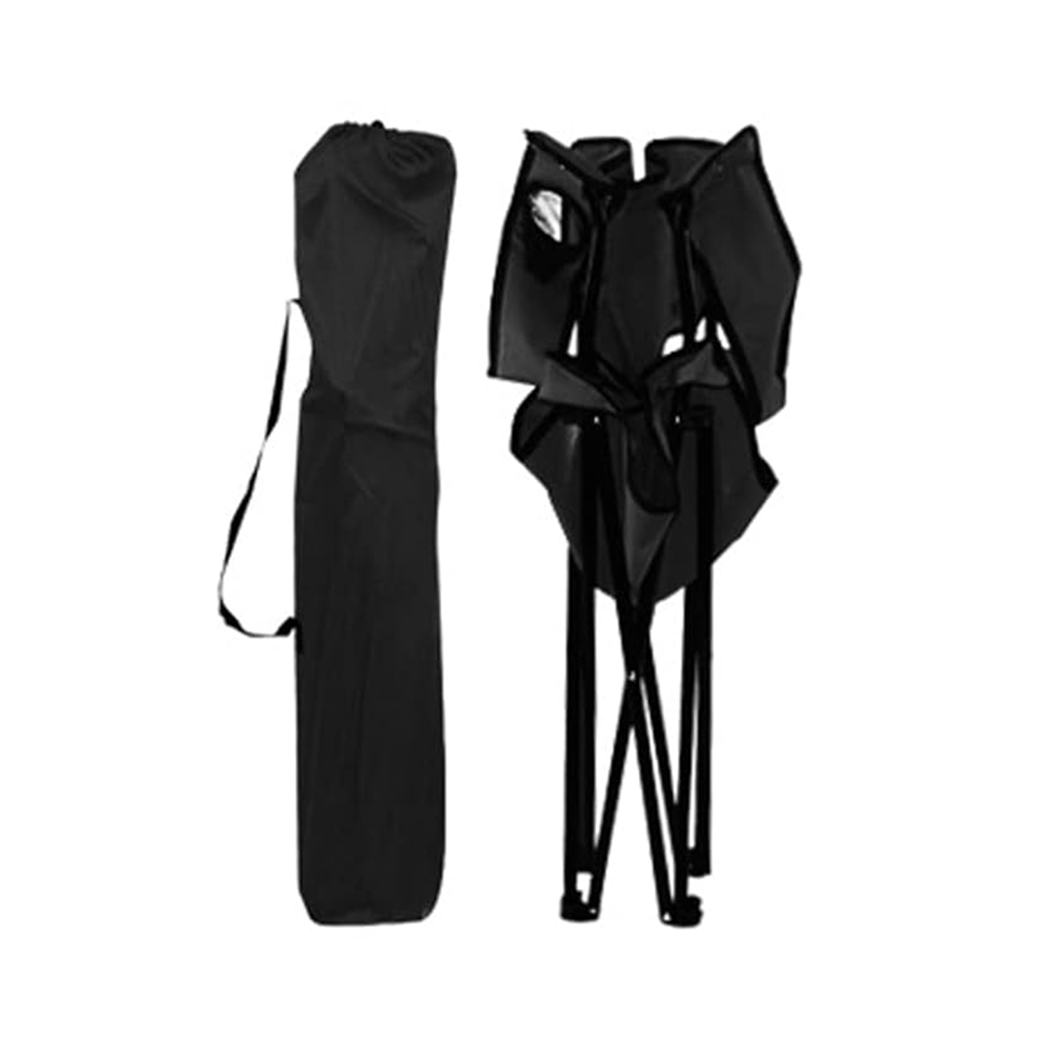 Kit com 2 Cadeiras de Acampamento Dobráveis com Encosto e Apoios de Braço para Atividades ao Ar Livre, Acampamento, Pesca e Piquenique, 50 x 50 x 80 cm, Duráveis e Compactas,PORTES GRÁTIS