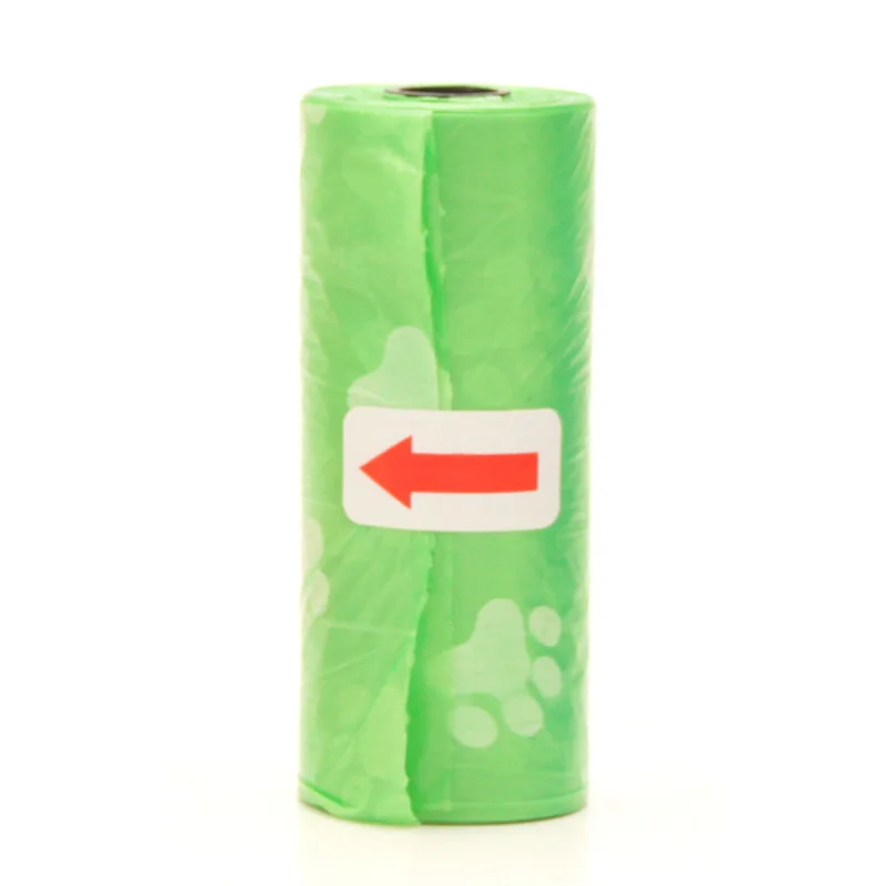 30-50 Rolos saco de cocô de cachorro limpeza ao ar livre saco de cocô ao ar livre suprimentos para animais de estimação para cão 15 sacos/rolo recarga saco de lixo . PORTES GRÁTIS