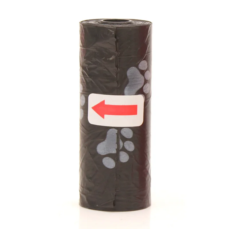 30-50 Rolos saco de cocô de cachorro limpeza ao ar livre saco de cocô ao ar livre suprimentos para animais de estimação para cão 15 sacos/rolo recarga saco de lixo . PORTES GRÁTIS
