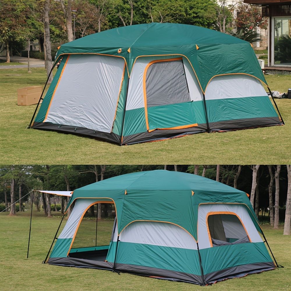 Tenda Grande de 310X210X180Cm para 2-4 Pessoas, Proteção Solar, Quarto Individual e Sala de Estar Individual, Tenda Portátil para Exterior, Adequada para Campismo. PORTES GRÁTIS.