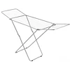 Estendal de Metal Dobrável, Espaço de Secagem de 20 Metros, Estendal de Roupa, Pés Antiderrapantes (Prata, 52 x 102 cm) - PORTES GRÁTIS.