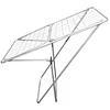 Estendal de Metal Dobrável, Espaço de Secagem de 20 Metros, Estendal de Roupa, Pés Antiderrapantes (Prata, 52 x 102 cm) - PORTES GRÁTIS.