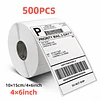 Etiquetas Adesivas 100x150 mm - 500 pcs - Perfuradas