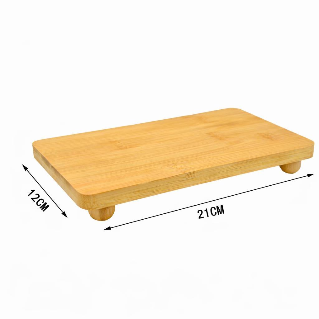 Bandeja de Servir de Bambu Natural para Brunch ou Aperitivos, Prato de Servir. PORTES GRÁTIS
