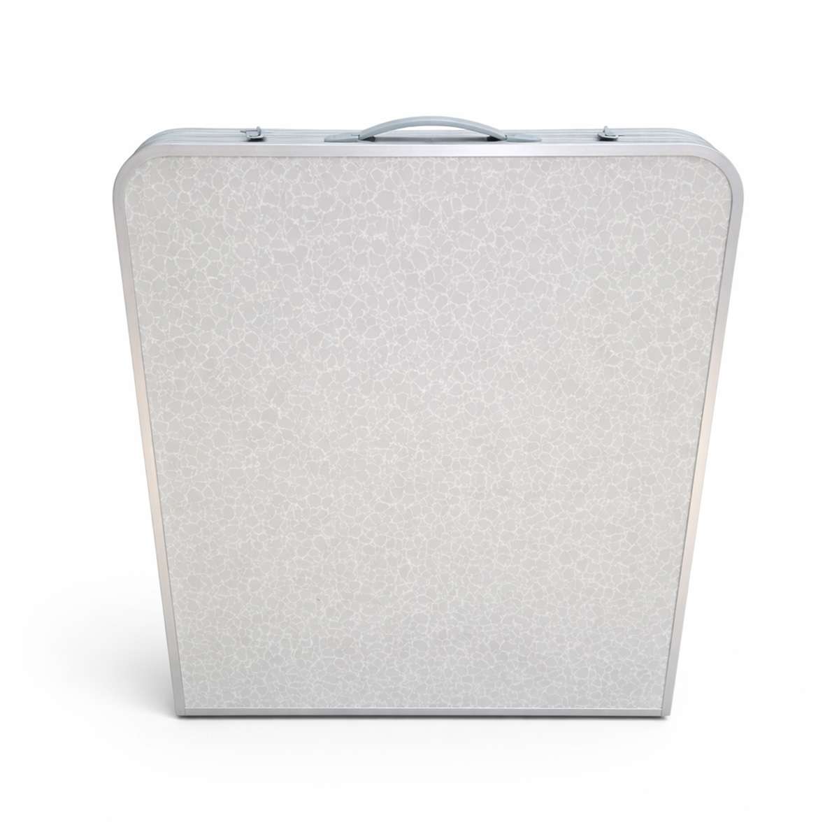 Conjunto de Mesa de Acampamento Dobrável Almalux com 4 Bancos, 3 Níveis de Altura Ajustável (54/62/70cm), Mesa de Piquenique Portátil Estilo Mala para Exterior, Praia e Jardim,...