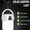 Lanterna solar recarregável com 1/2/4 baterias 18650 de 800mAh, com fonte de luz dupla, portátil, com LED COB, porta USB, carregamento solar e à prova dágua, ideal para campi...