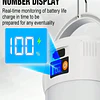 Lanterna solar recarregável com 1/2/4 baterias 18650 de 800mAh, com fonte de luz dupla, portátil, com LED COB, porta USB, carregamento solar e à prova dágua, ideal para campi...