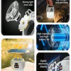 Lanterna solar recarregável com 1/2/4 baterias 18650 de 800mAh, com fonte de luz dupla, portátil, com LED COB, porta USB, carregamento solar e à prova dágua, ideal para campi...
