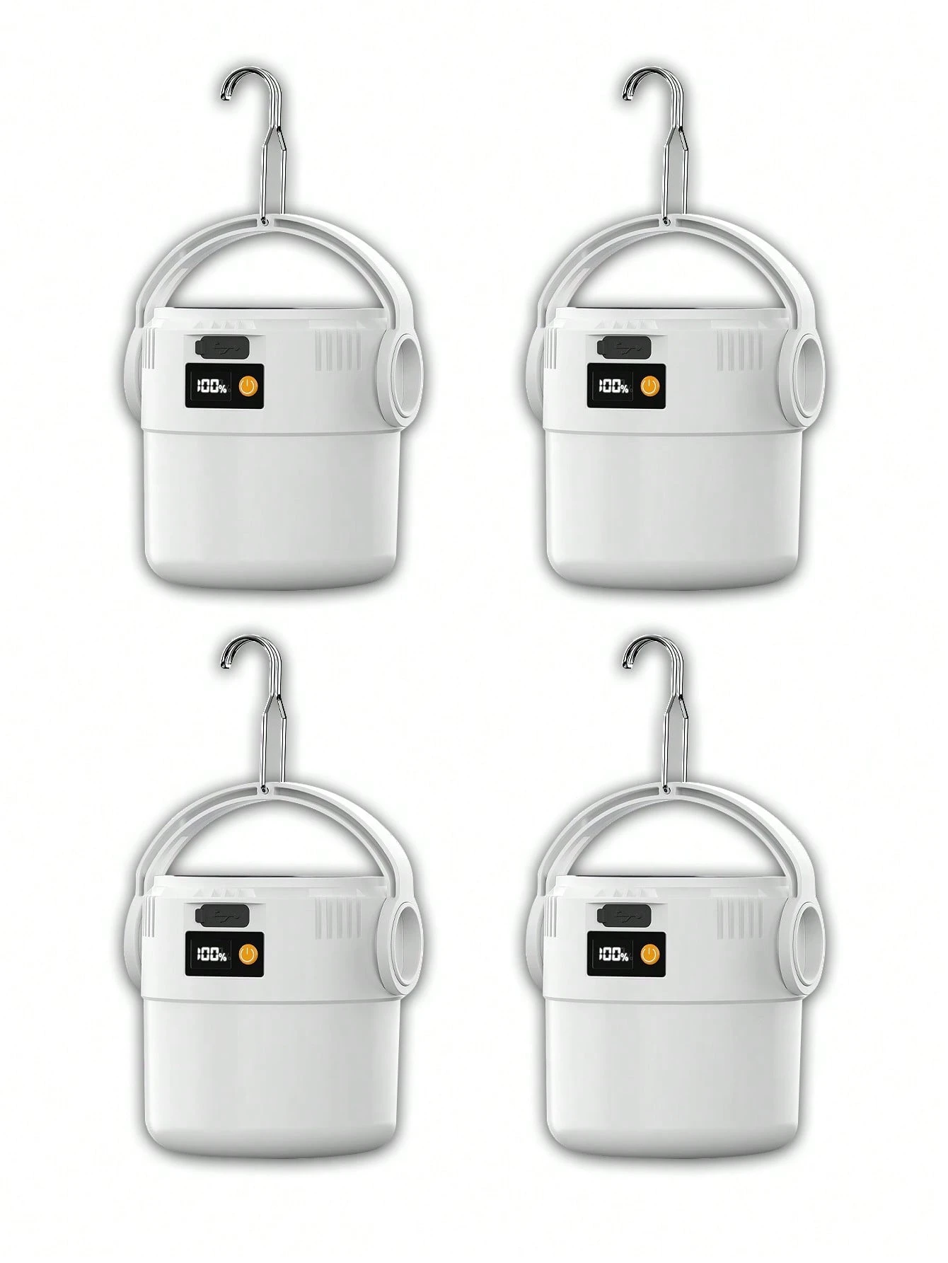 Lanterna solar recarregável com 1/2/4 baterias 18650 de 800mAh, com fonte de luz dupla, portátil, com LED COB, porta USB, carregamento solar e à prova dágua, ideal para campi...