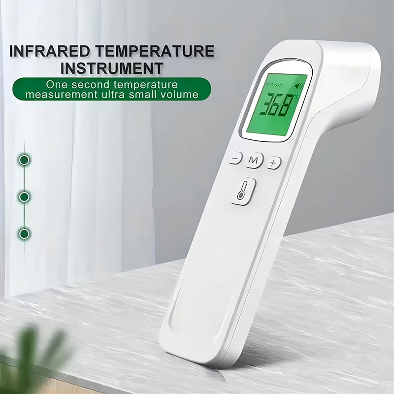 Termômetro infravermelho corpo digital eletrônico sem contato testa medida ferramenta de temperatura abs testa termômetro