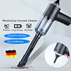 Aspirador de pó sem fio para carro, 9000pa, carregamento usb, 1200mah, aparelho de limpeza portátil, mini aspirador de pó molhado e seco doméstico