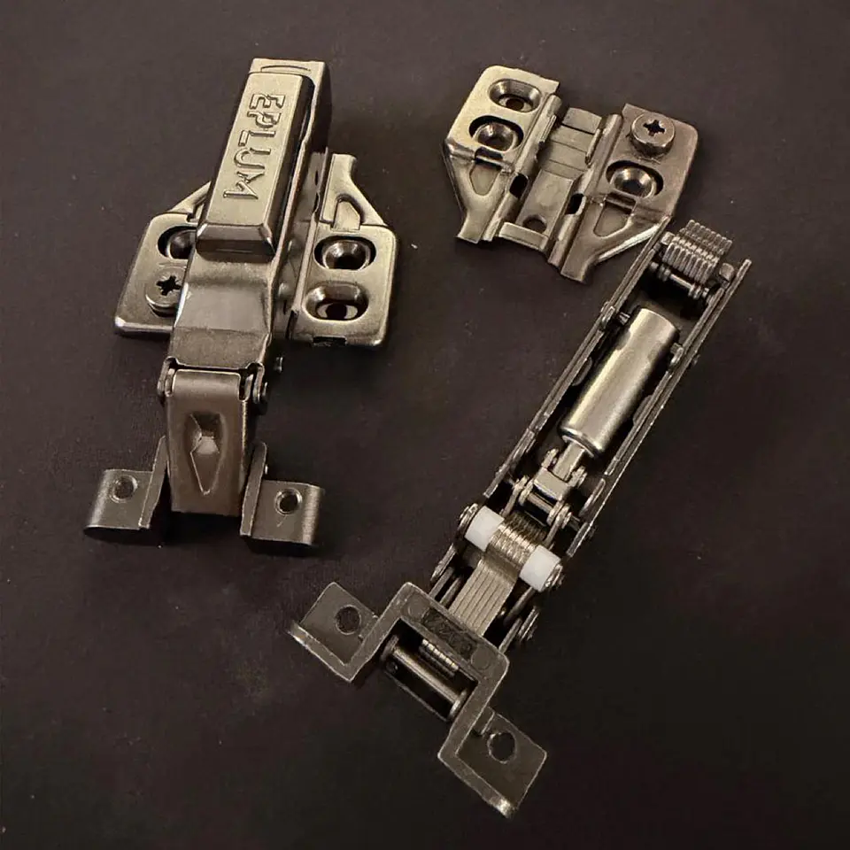 Bisagra P20 3D cierre suave negra (C/Tornillos) 3
