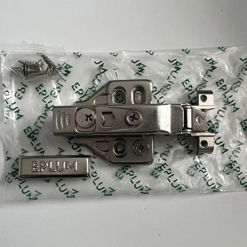 Bisagra P20 3D cierre suave niquel (C/Tornillos) 3
