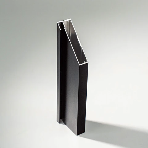 PERFIL ALUMINIO E45-20 6MT NEGRO MATE